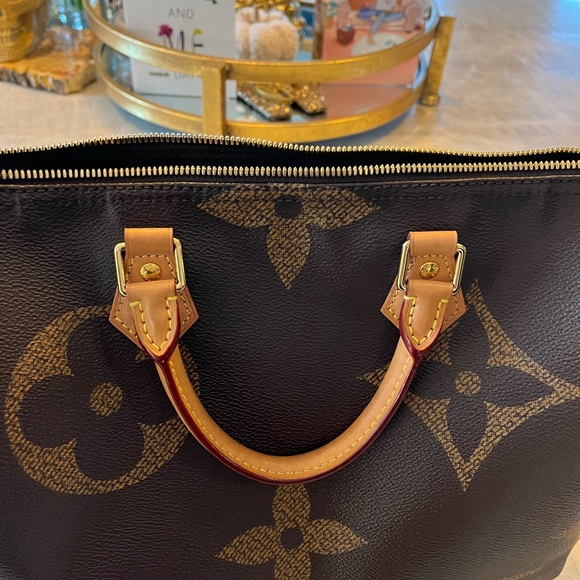 Giant reverse print monogram speedy 35 - Picture 3 of 14